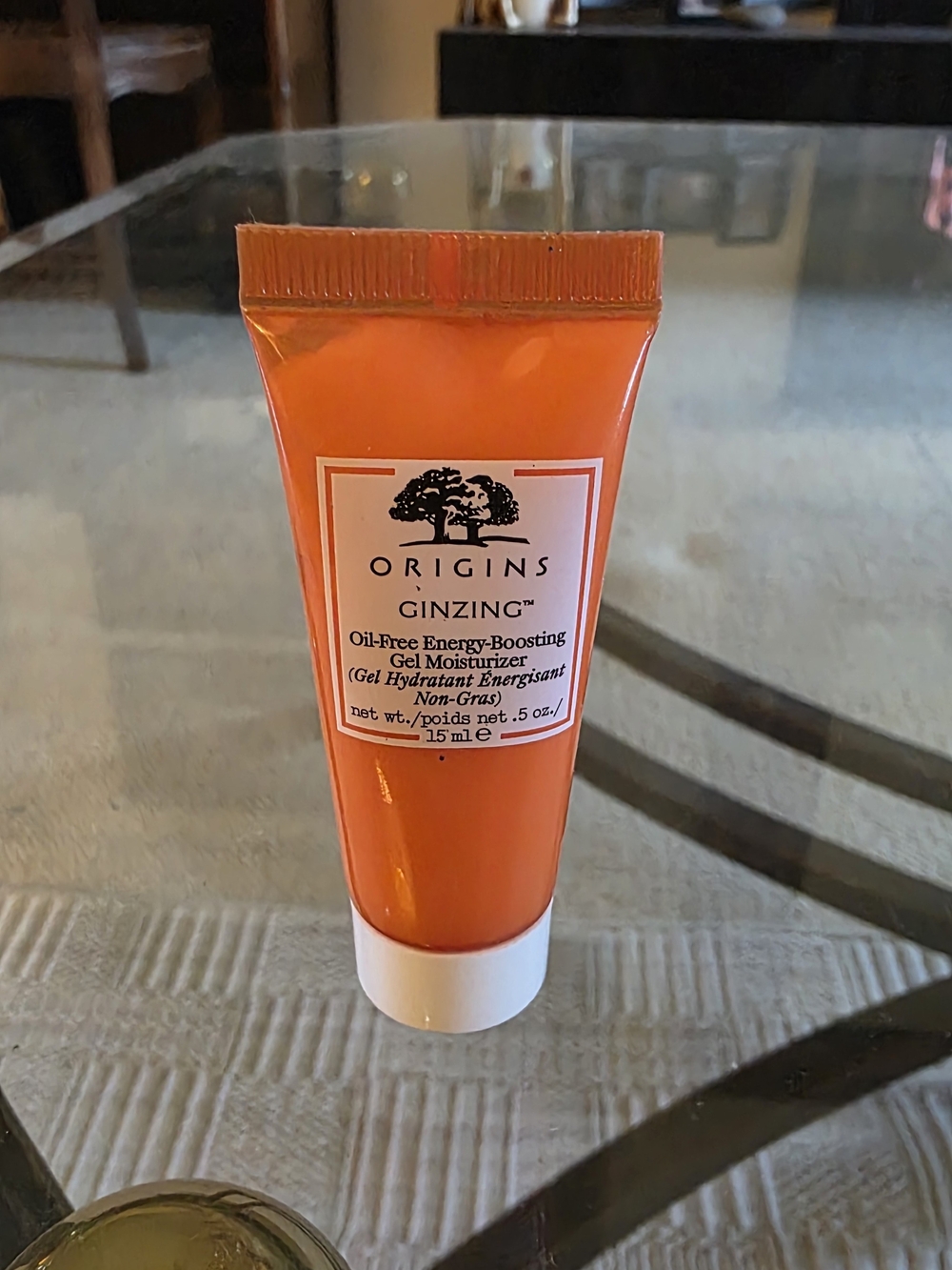 Origins Oil Free Ginzing Energ Boosting Gel Moisturizer Travel Size 0.5oz/15ml